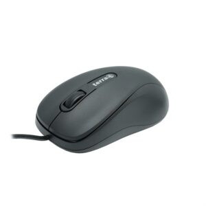 2920513 | TERRA Mouse 1500 Corded USB black 3-toetsen, symmetrisch, met kabel, 1,80m