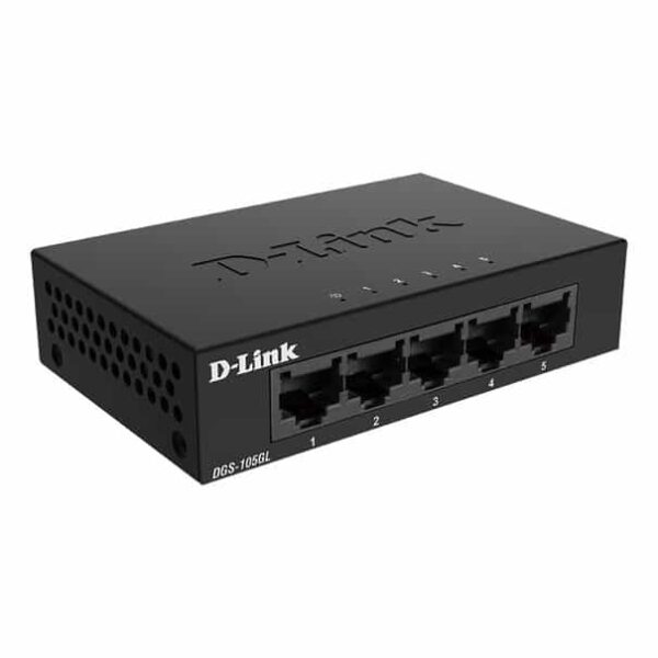 3800125 | D-Link Switch DGS-105GL/E 5xGBit Unmanaged Ohne UK Stecker